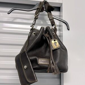 Dooney & Bourke Chocolate Learher Purse